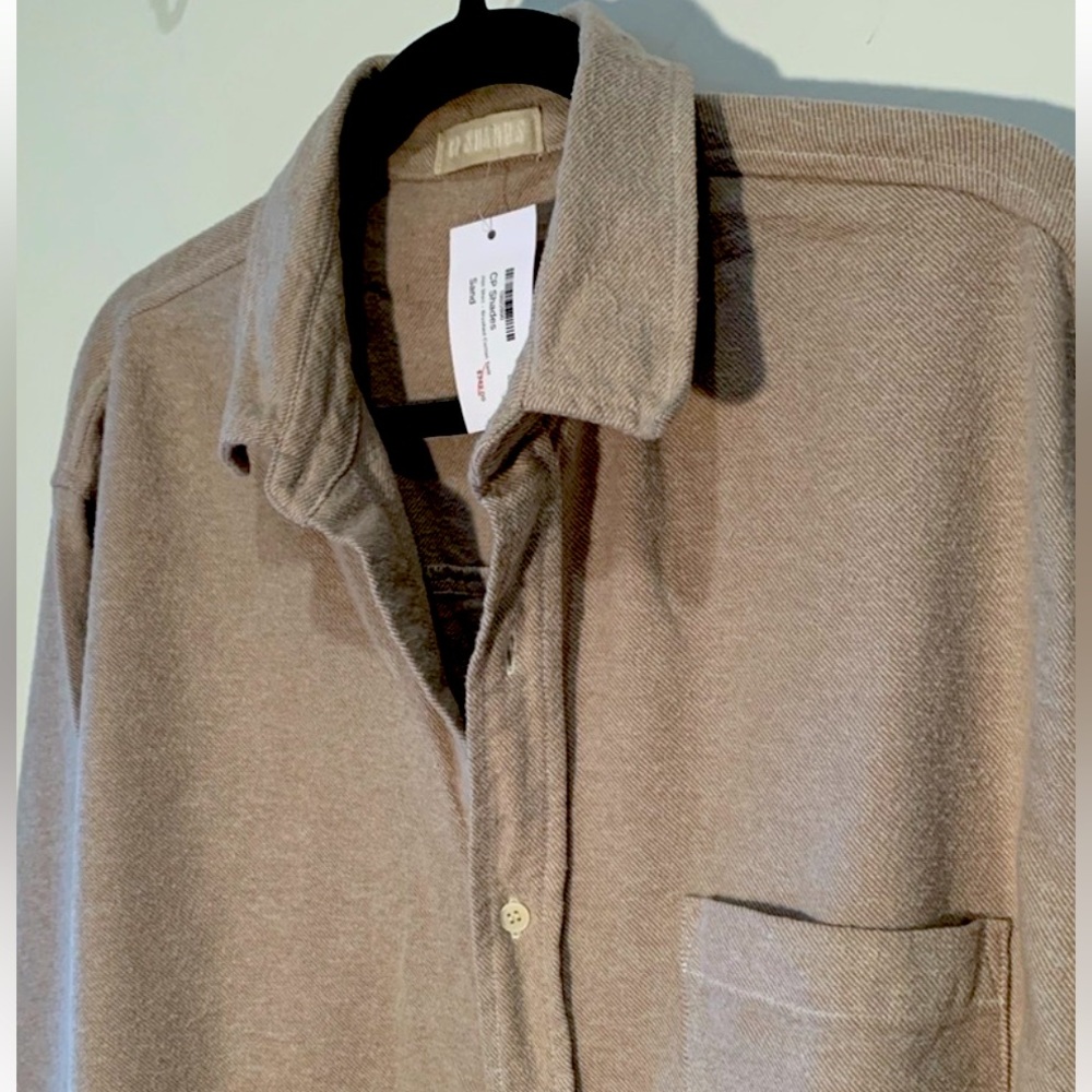 CP SHADES cotton flannel shirt L NWT